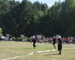 Strażacy OSP podczas zawodów sportowych