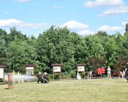 Strażacy OSP podczas zawodów sportowych
