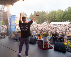 Kacper Blonsky podczas występu