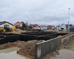 Plac budowy żłobka w Borowiu