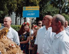 Delegacja wsi Laliny