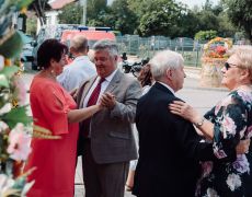 Obrzęd "obtańczenia" wieńcy dożynkowych