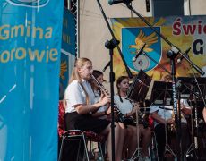 Występ Gminnej Orkiestry Dętej z Borowia