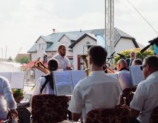 Występ Gminnej Orkiestry Dętej z Borowia