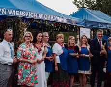 Przedstawiciele Samorządu z KGW Chromin