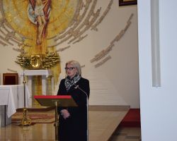 Wójt Gminy Borowie podczas wystąpienia