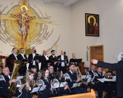 Występ Chóru Miasta Garwolin oraz Orkiestry Dętej z Trąbek