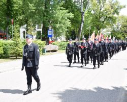 Przemarsz sztandarów OSP