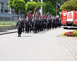 Przemarsz sztandarów OSP