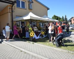 Stoisko KGW przy strażnicy OSP