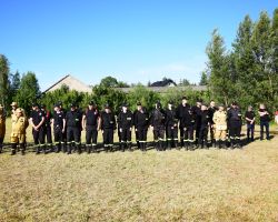 Drużyny OSP w szeregu