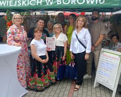 Przedstawiciele samorządu z KGW Borowie