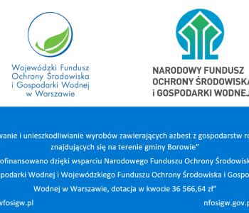 Informacja o projekcie dot. usuwania azbestu