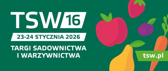 Plakat promujący targi sadownictwa i warzywnictwa