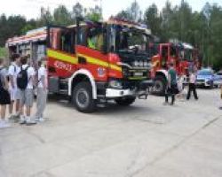 Obchody gminnego dnia dziecka - pojazdy OSP