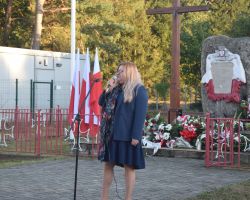 Maria Tarajewicz podczas przemówienia