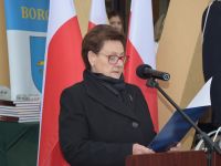 Przedownicząca Rady Gminy podczas przemówienia