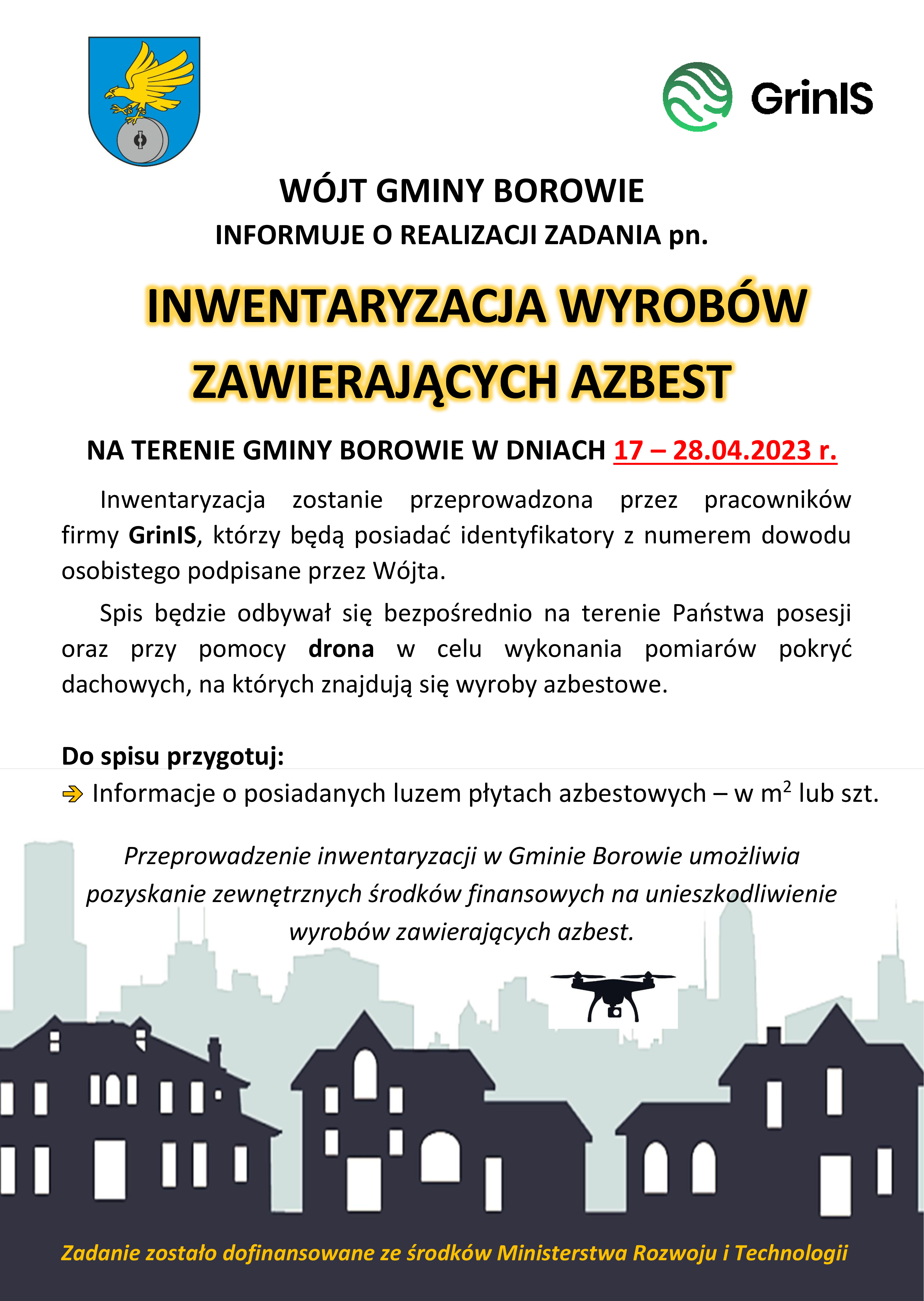 Inwentaryzacja wyrobów zawierających azbest