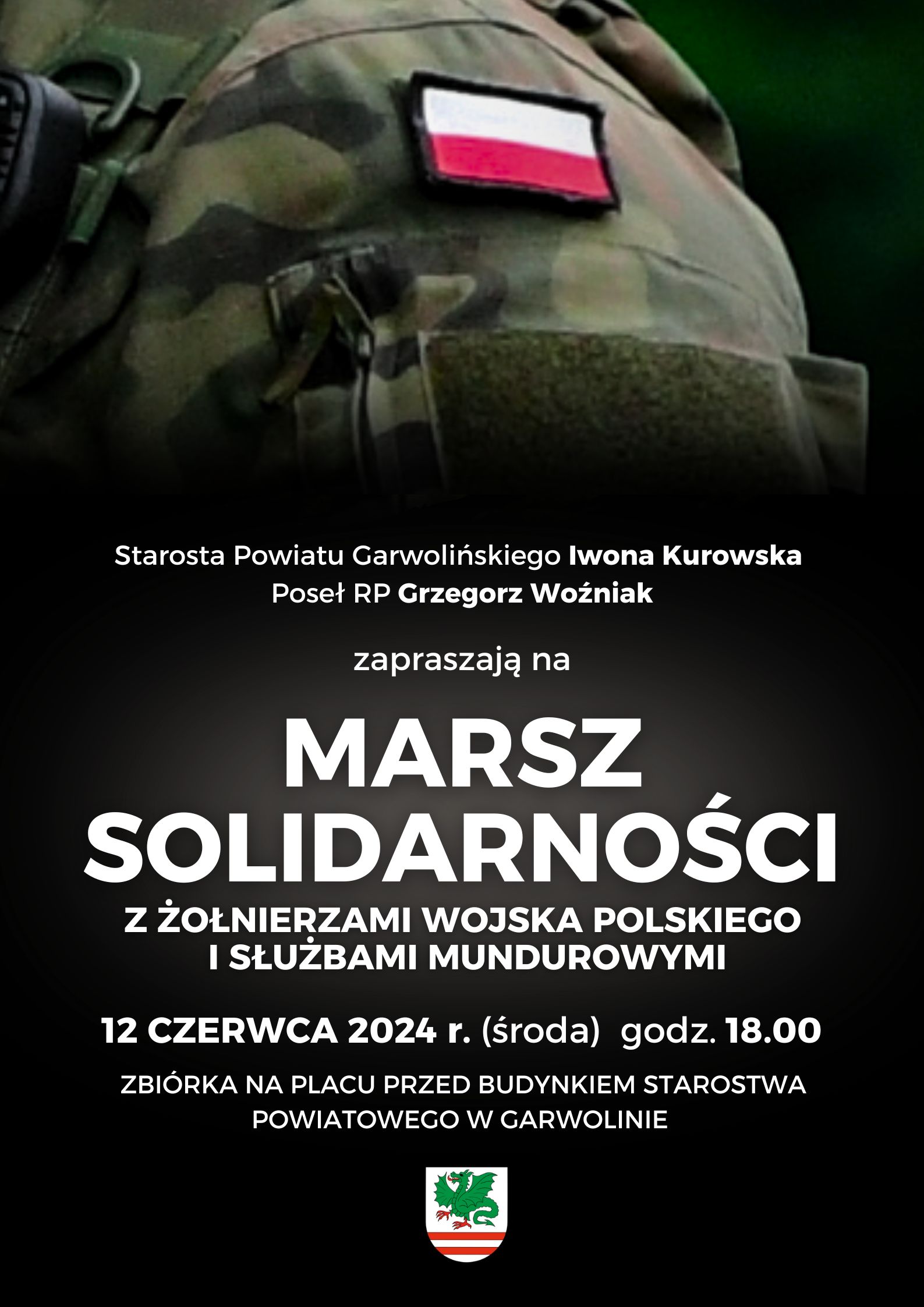 Plakat promujący Marsz Solidarności