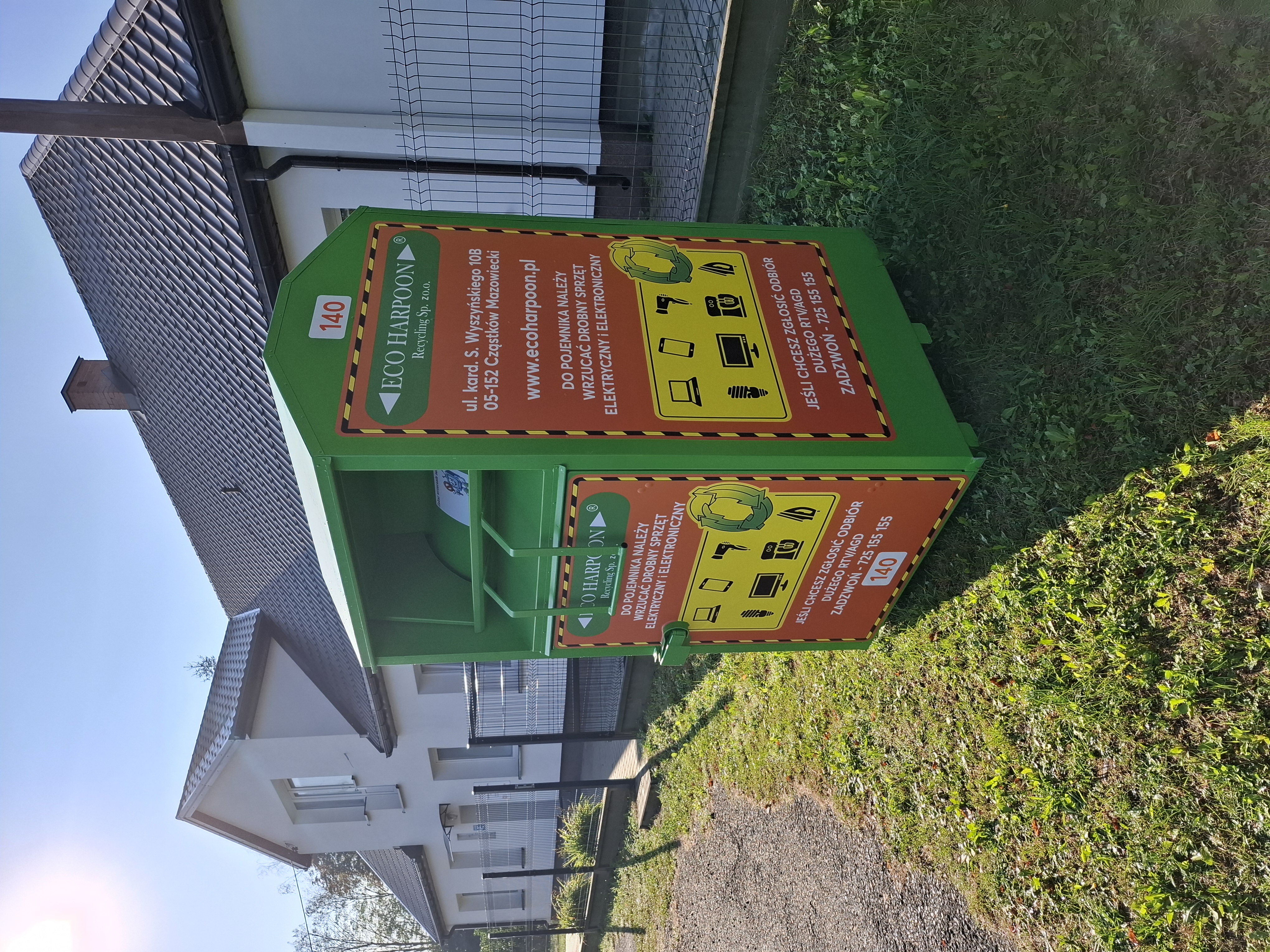 Pojemnik na zużyty sprzęt elektryczny